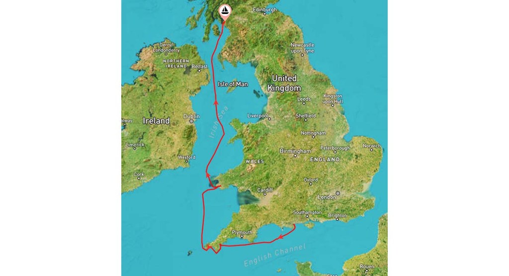 Passage from Poole to Largs: October&nbsp;2021
